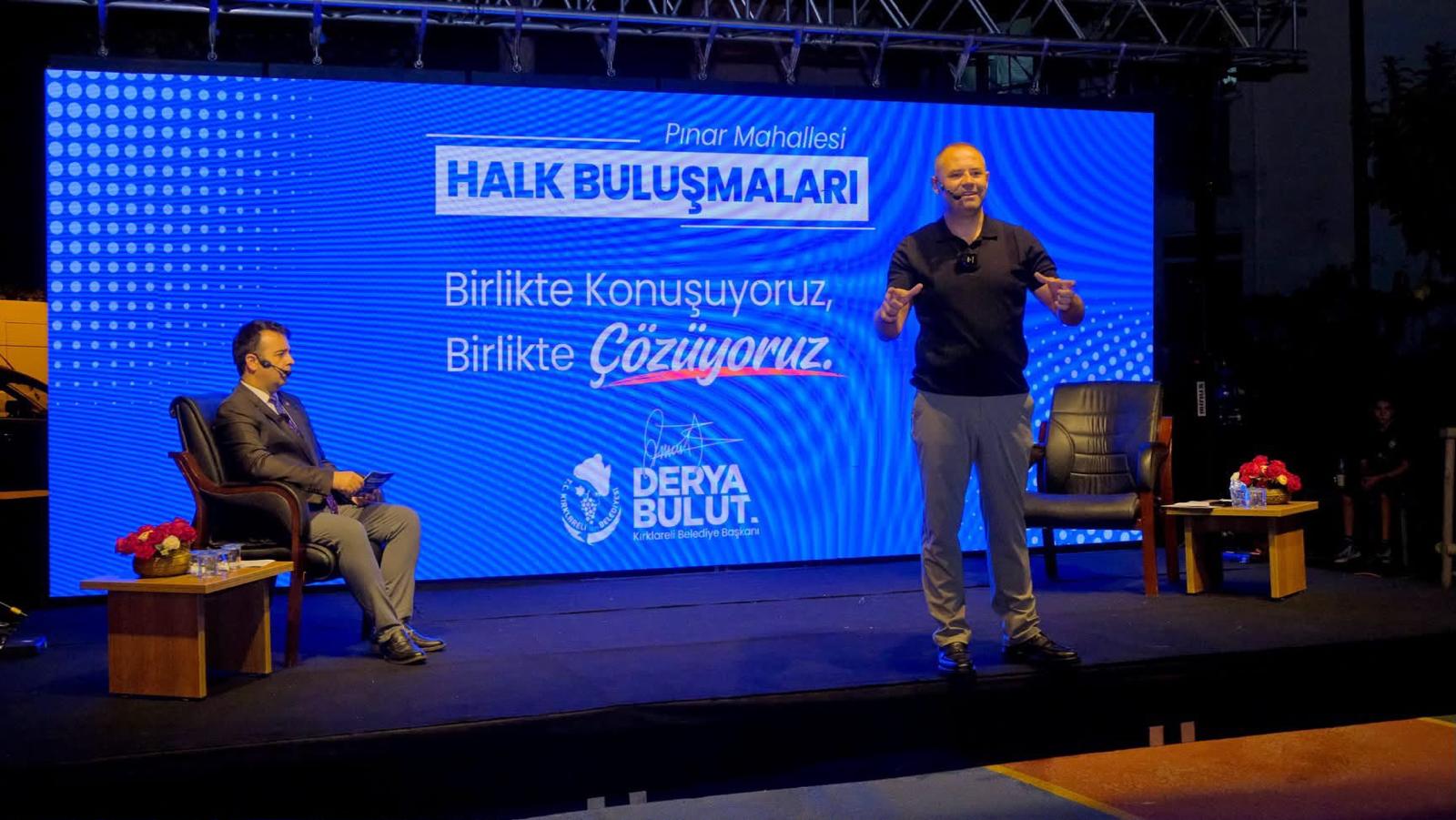 Kırklareli Belediye Başkanı Bulut, Pınar Mahallesi Sakinleriyle Bir Araya Geldi