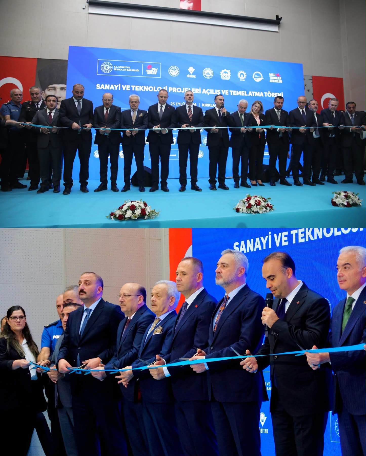 T.C. Sanayi ve Teknoloji Bakanımız Sayın Mehmet Fatih Kacır’ın Kırklareli’mize Teşrifleriyle Gerçekleştirilen Sanayi ve Teknoloji Projeleri Açılış ve Temel Atma Töreni’ne İştirak Ettik