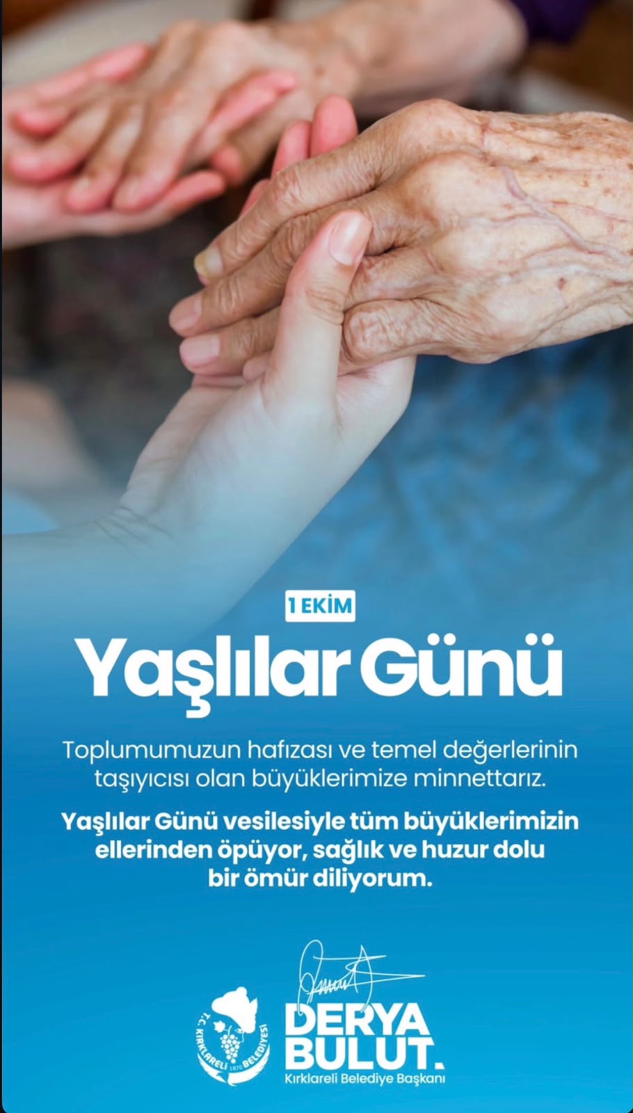 1 EKİM YAŞLILAR GÜNÜ