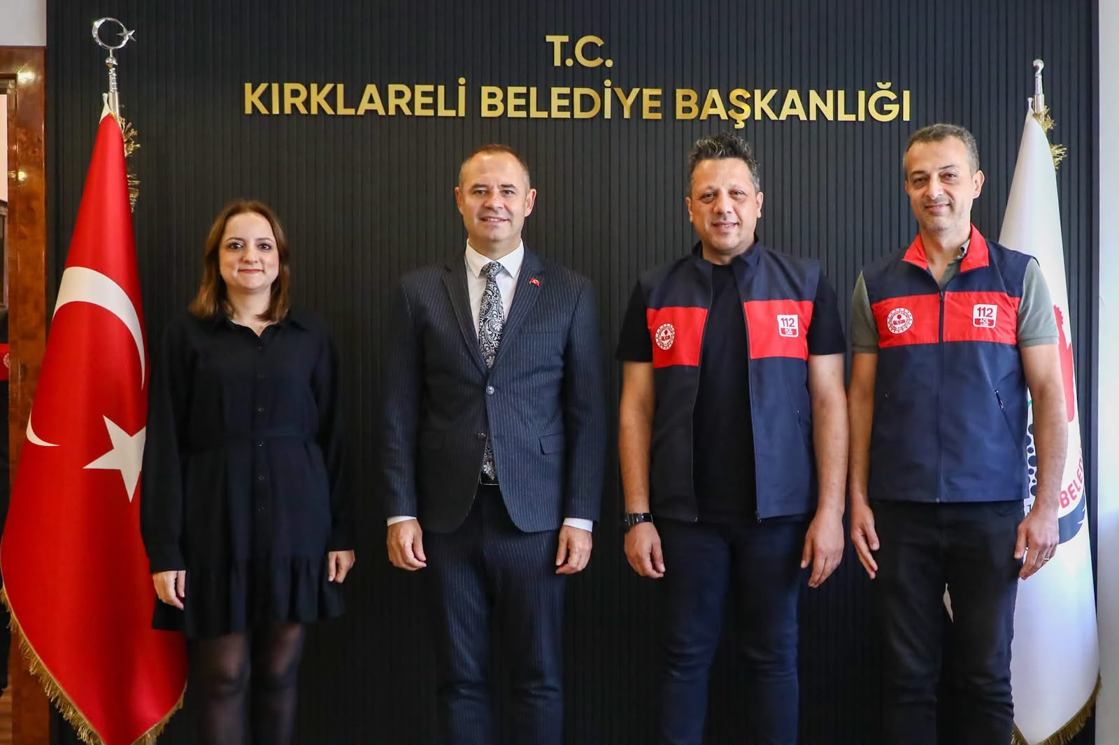 Kırklareli 112 Acil Çağrı Merkezi Müdürü Olarak Görevine Başlayan Sayın Ömer Çekiç ve Beraberindeki Kıymetli Heyet Konuğumuz Oldular