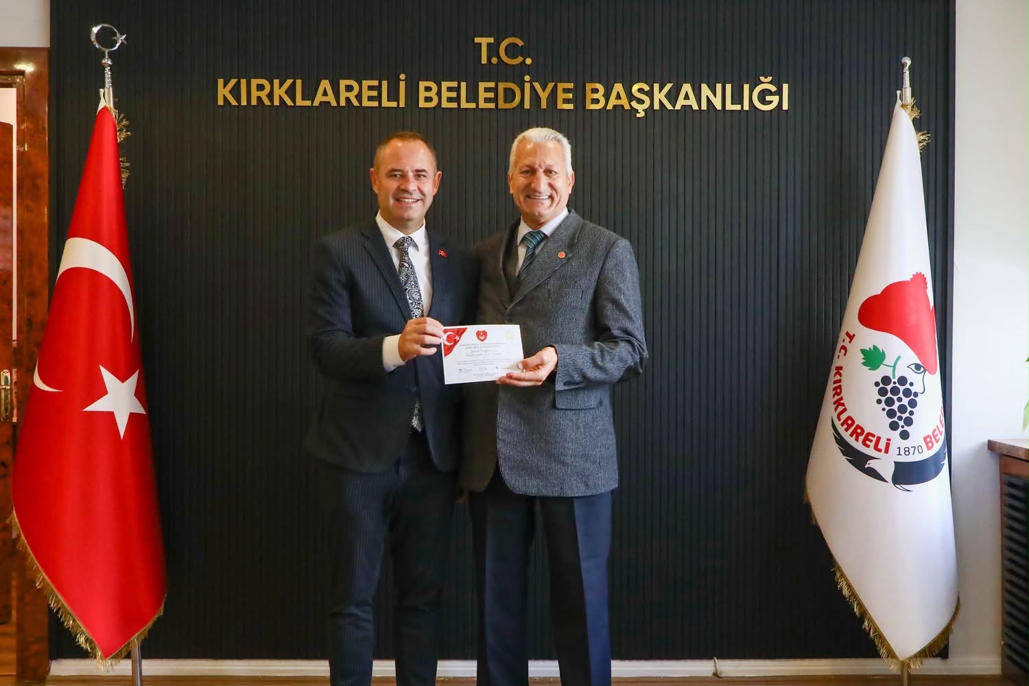 Türkiye Emekli Astsubaylar Derneği (TEMAD) Kırklareli Şube Başkanı Menderes Akkuş Konuğumuz Oldu
