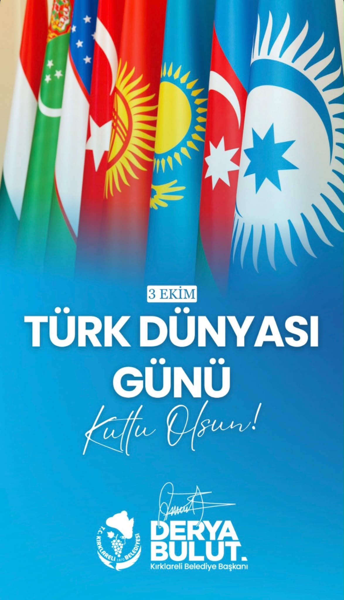 3 Ekim Türk Dünyası Günü Kutlu Olsun