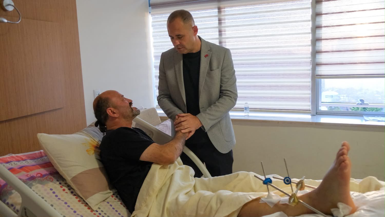 Veteriner İşleri Müdürlüğü Personelimiz Gökmen Tetik’i Ziyaret Ettik