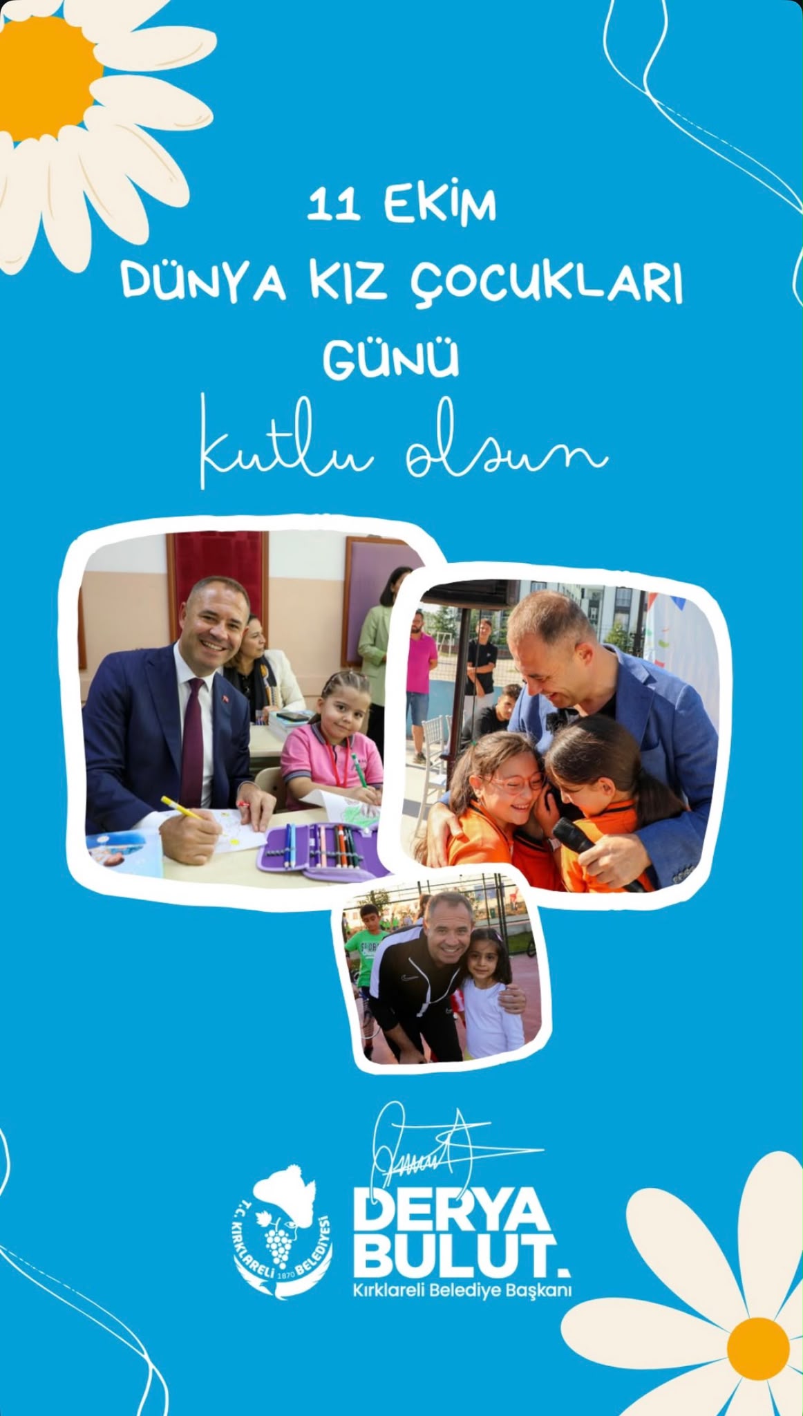 11 EKİM DÜNYA KIZ ÇOCUKLARI GÜNÜ KUTLU OLSUN