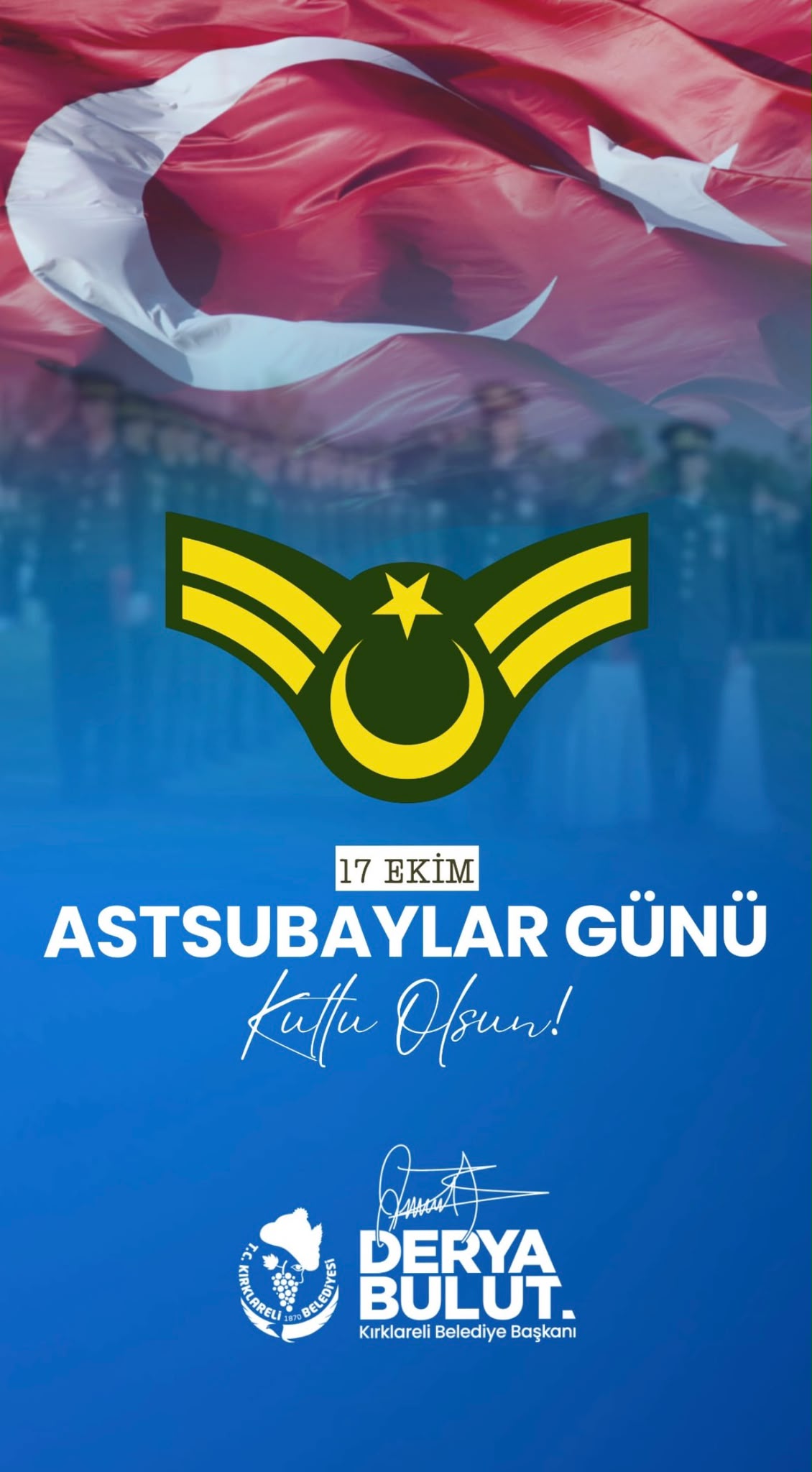 17 EKİM ASTSUBAYLAR GÜNÜ KUTLU OLSUN 