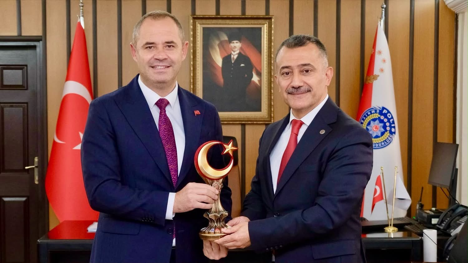 Kırklareli İl Emniyet Müdürümüz Sayın Mustafa Çakır’a Hayırlı Olsun Ziyaretinde Bulunduk
