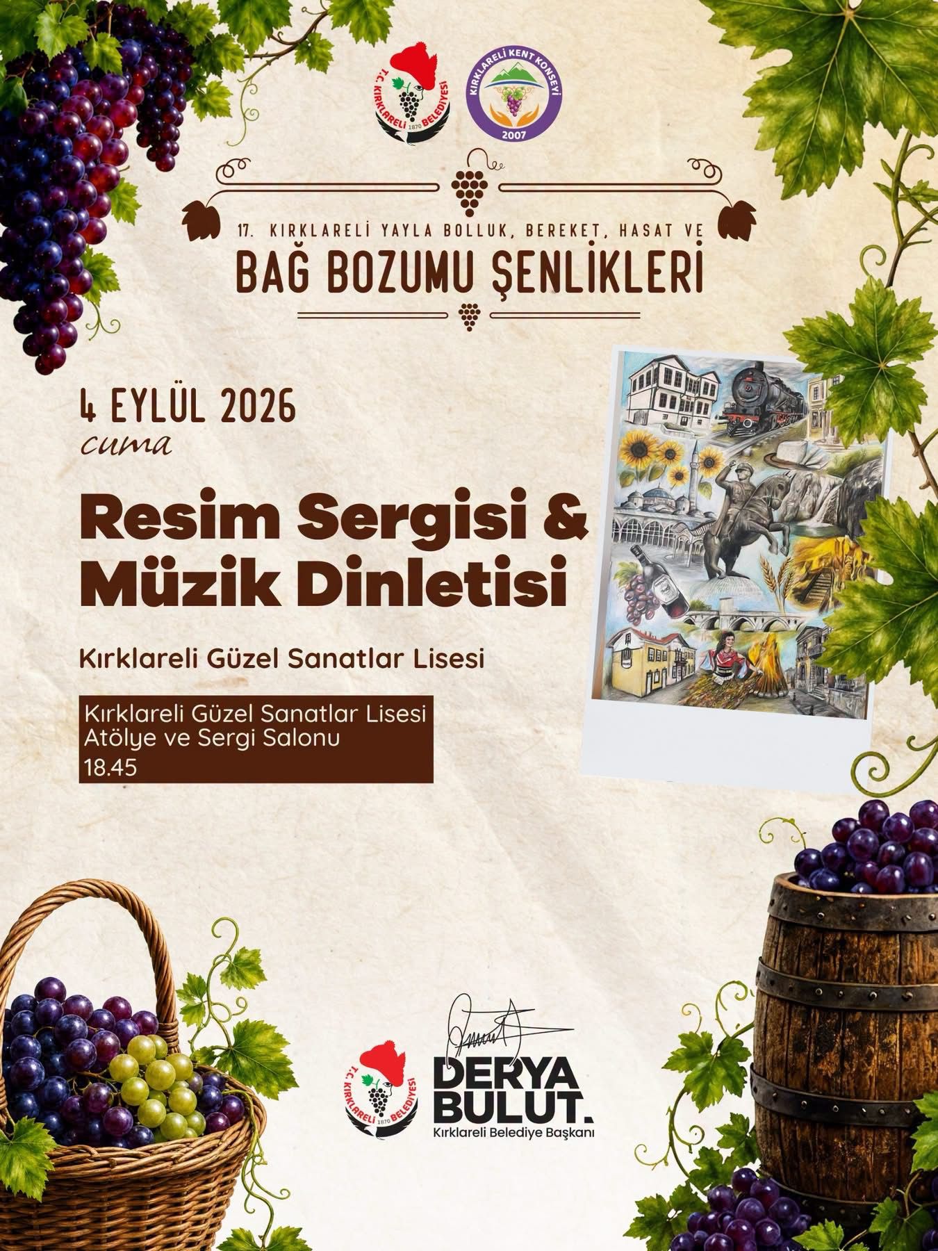 "17. KIRKLARELİ YAYLA BOLLUK, BEREKET, HASAT ve BAĞ BOZUMU ŞENLİKLERİ"MİZ YARIN BAŞLIYOR — fotoğraf 5