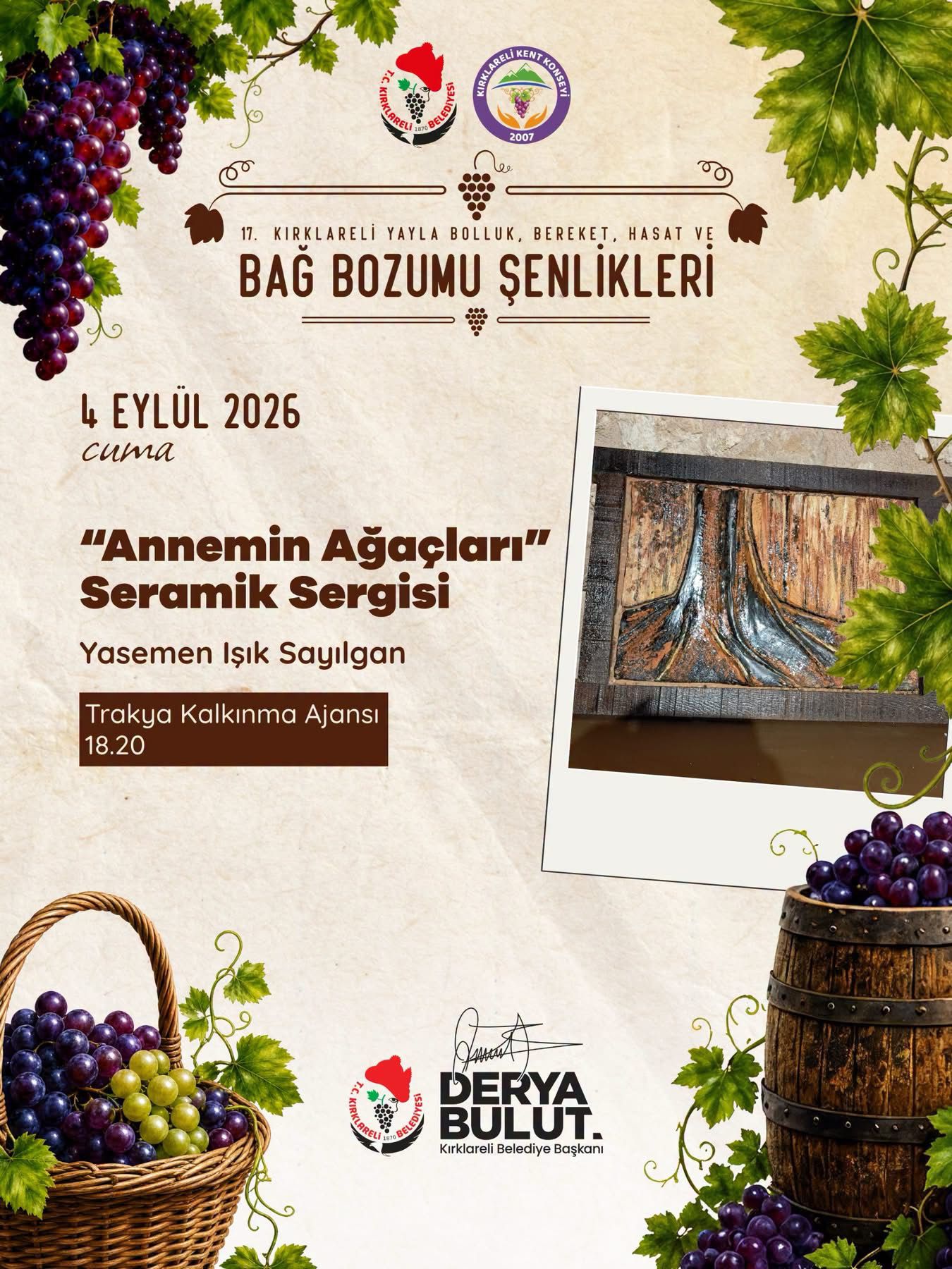"17. KIRKLARELİ YAYLA BOLLUK, BEREKET, HASAT ve BAĞ BOZUMU ŞENLİKLERİ"MİZ YARIN BAŞLIYOR — fotoğraf 8