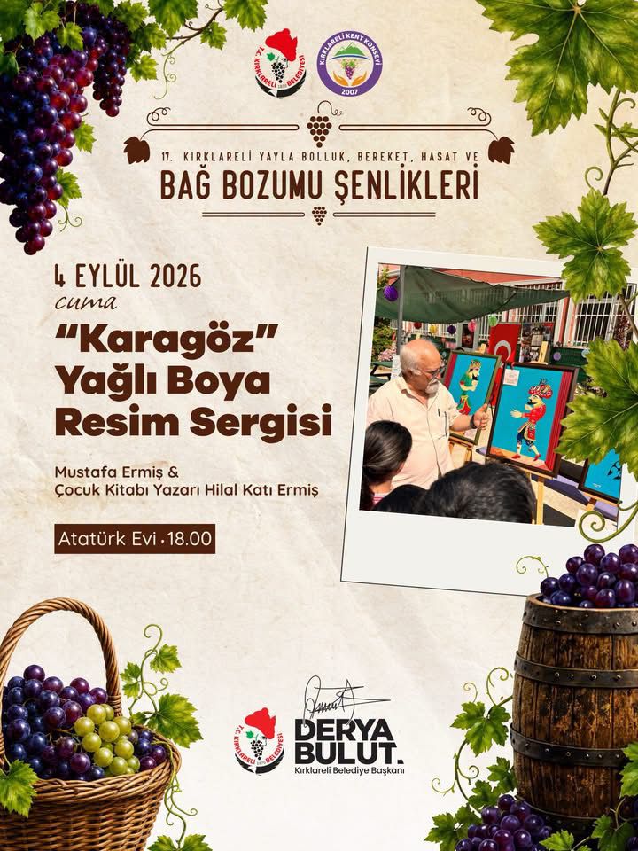 "17. KIRKLARELİ YAYLA BOLLUK, BEREKET, HASAT ve BAĞ BOZUMU ŞENLİKLERİ"MİZ YARIN BAŞLIYOR — fotoğraf 10