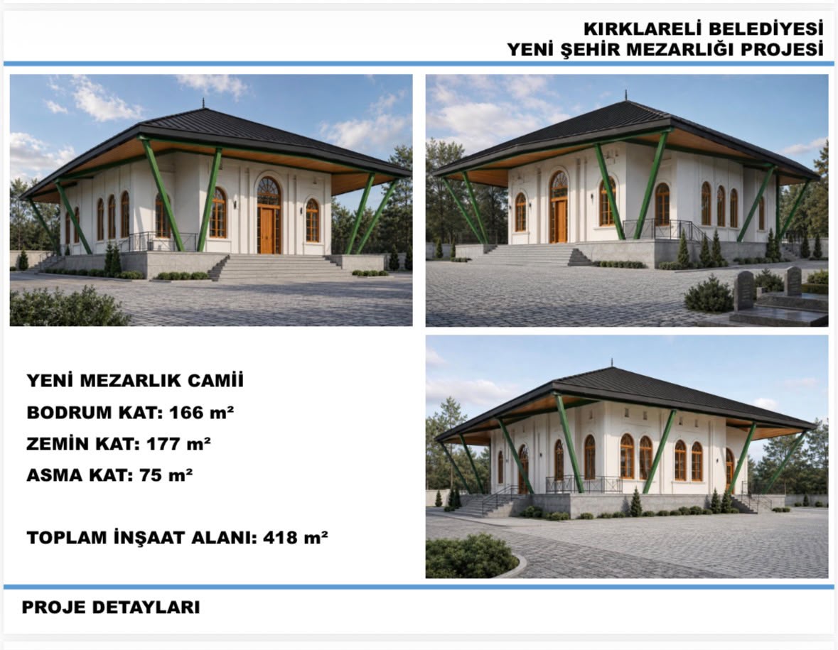 KIRKLARELİ’MİZE YAKIŞIR, BÜTÜNCÜL BİR HİZMET ALANI: YENİ ŞEHİR MEZARLIĞI — fotoğraf 14