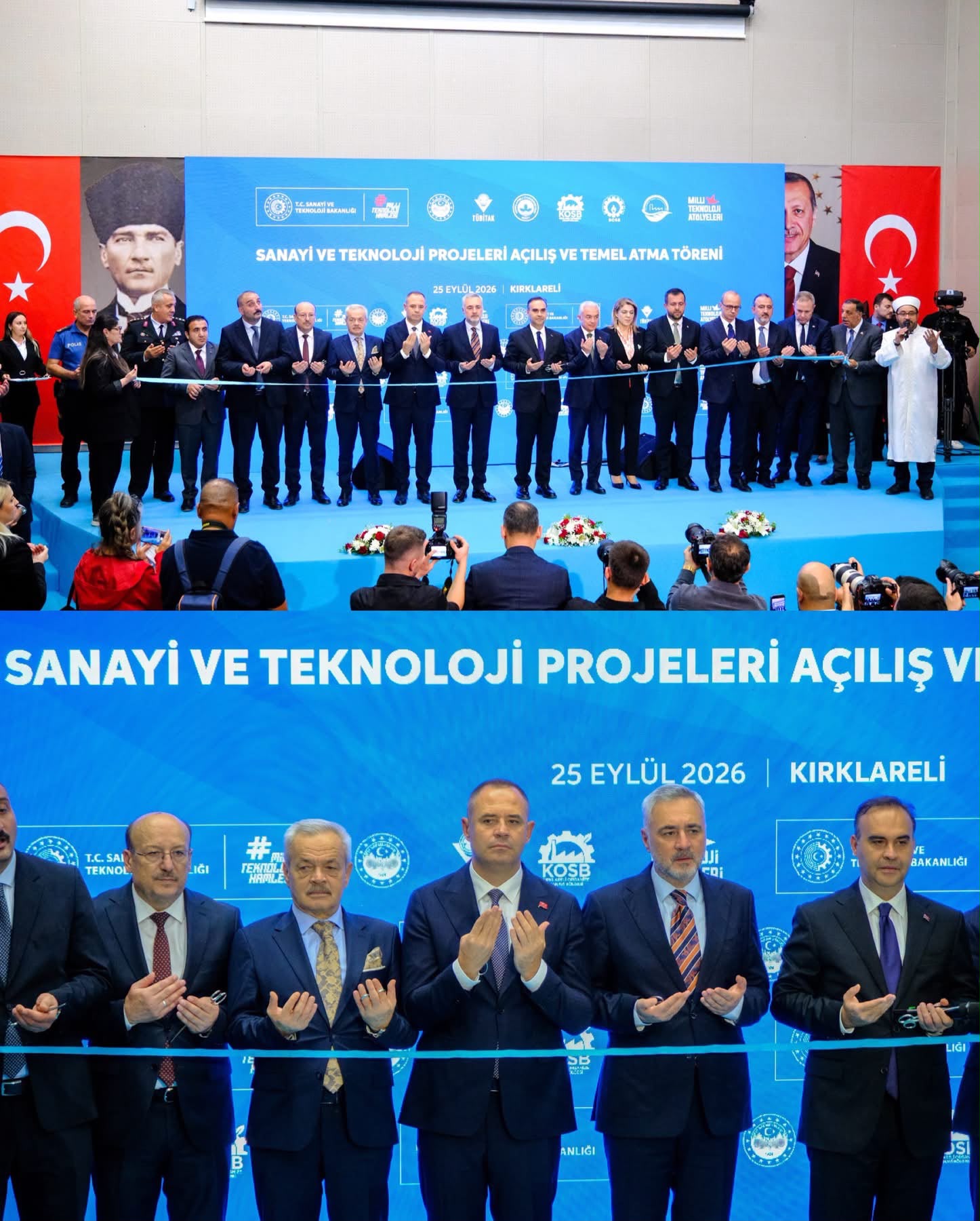T.C. Sanayi ve Teknoloji Bakanımız Sayın Mehmet Fatih Kacır’ın Kırklareli’mize Teşrifleriyle Gerçekleştirilen Sanayi ve Teknoloji Projeleri Açılış ve Temel Atma Töreni’ne İştirak Ettik — fotoğraf 4