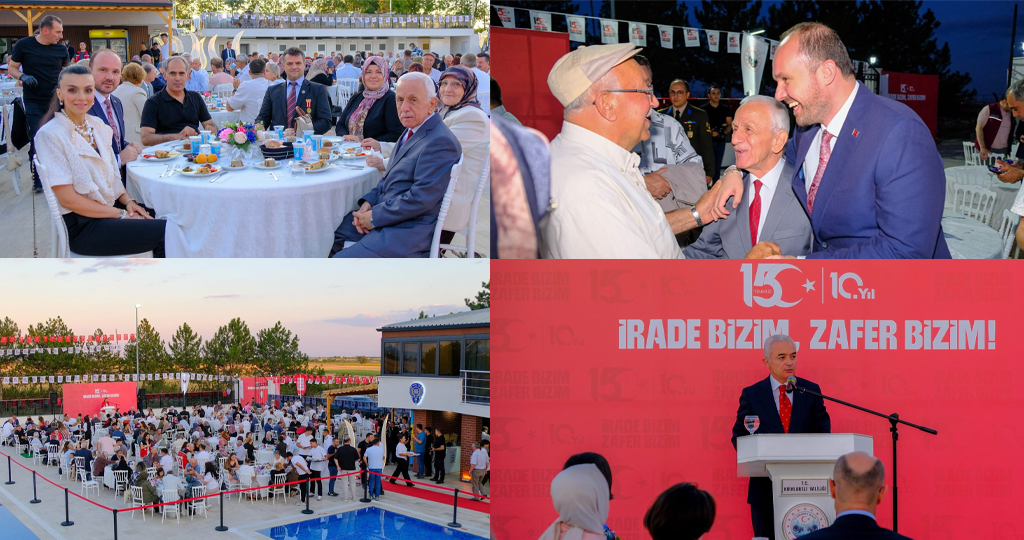 Belediye Başkan Vekilimiz Burak Süzülmüş,  Valiliğimiz tarafından 15 Temmuz Demokrasi ve Milli Birlik Günü 10. Yıl Anma Etkinlikleri kapsamında şehit yakınlarımız ve gazilerimiz onuruna Kırklareli Polisevi Sosyal Tesisleri’nde düzenlenen yemek progra